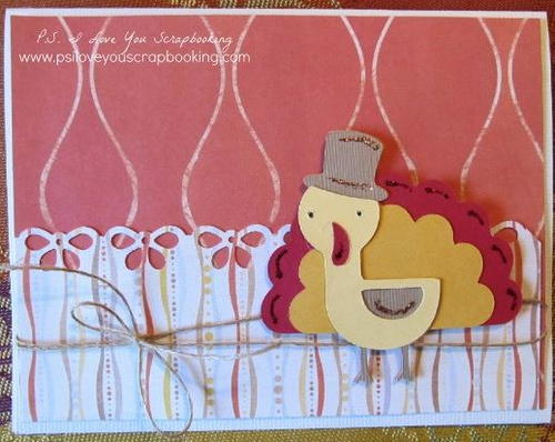 Thanksgiving Top Hat Turkey DIY Card