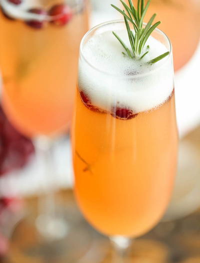 Cranberry Mimosa