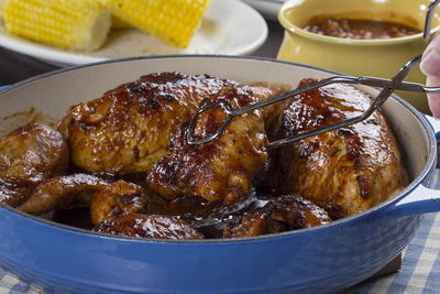 Skillet Barbecued Chicken