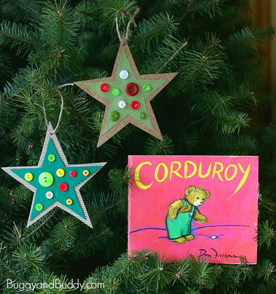 Corduroy's Thrifty Star Ornament Craft