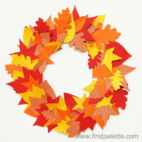 Autumn Leaf DIY Fall Wreath