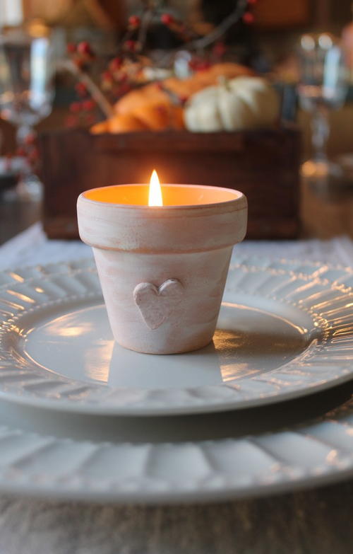 Amish Thanksgiving DIY Candle Holders
