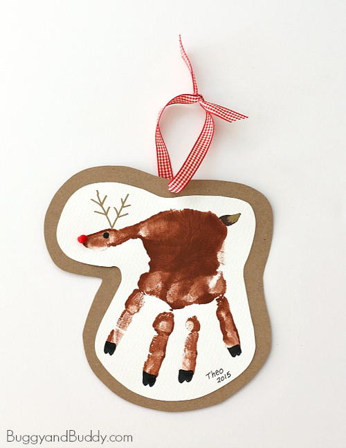 Reindeer Ornament Craft for Kids