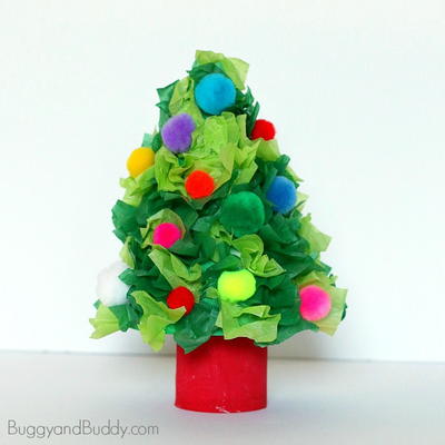 Mini Christmas Tree Craft for Kids