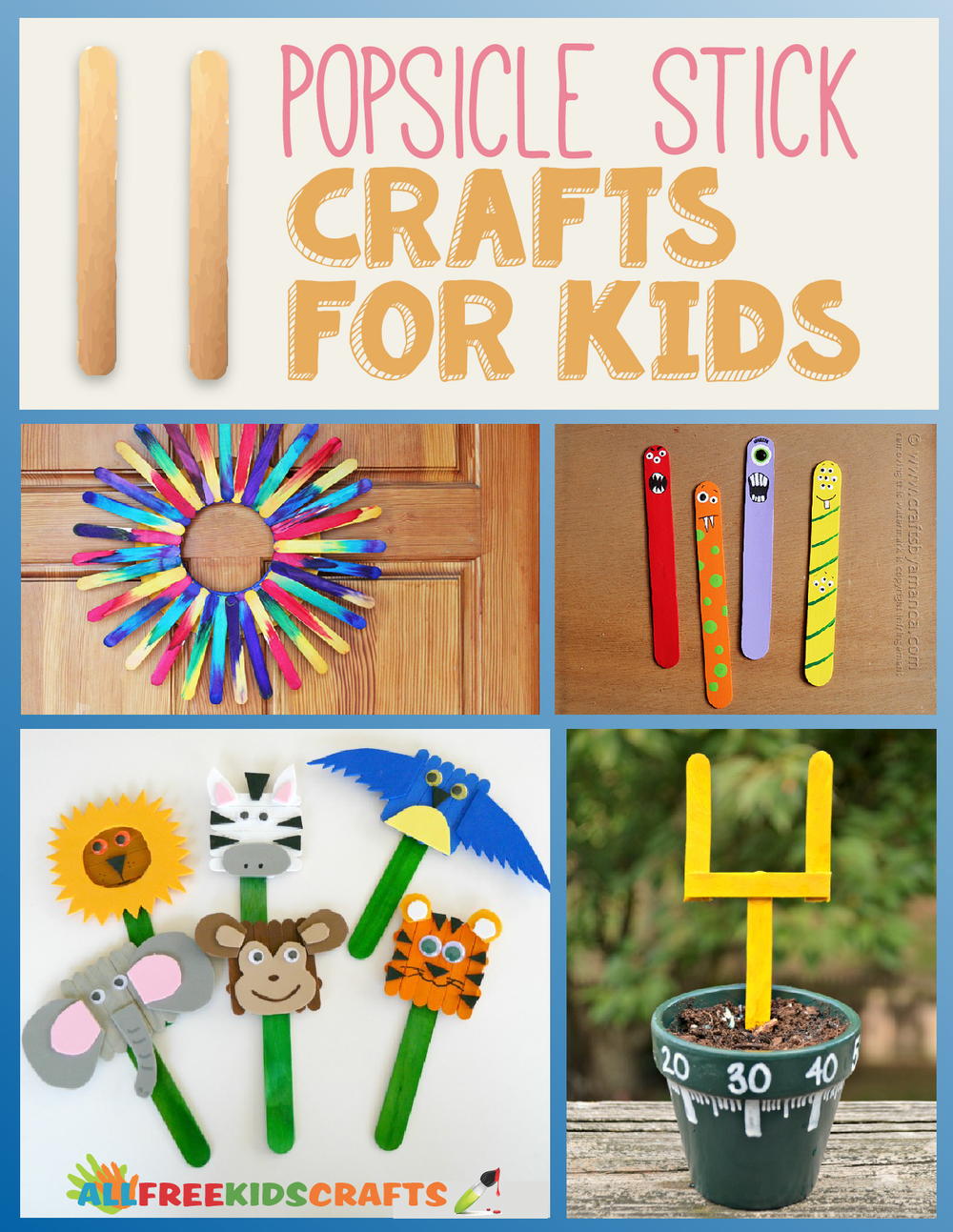 Easy Popsicle Stick Crafts For Preschoolers 