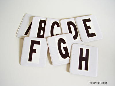 How to Make Letters of the Alphabet Cards for Preschoolers