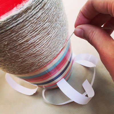 Decorate a Vase with Jute Twine
