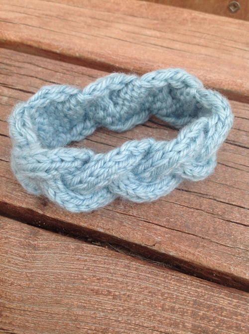 Braided Knit Bracelet