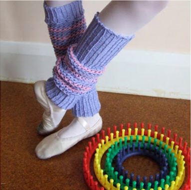 Loom Knit Leg Warmers | AllFreeKnitting.com