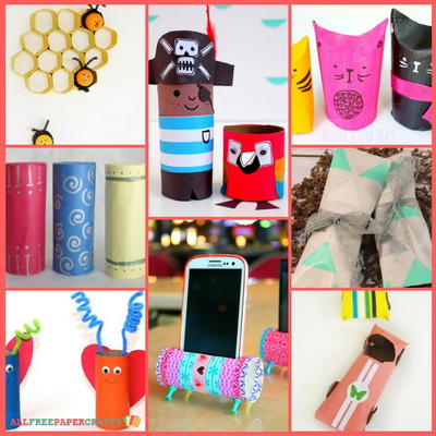 Toilet Paper Roll Crafts: 17 Cardboard Crafts for Kids