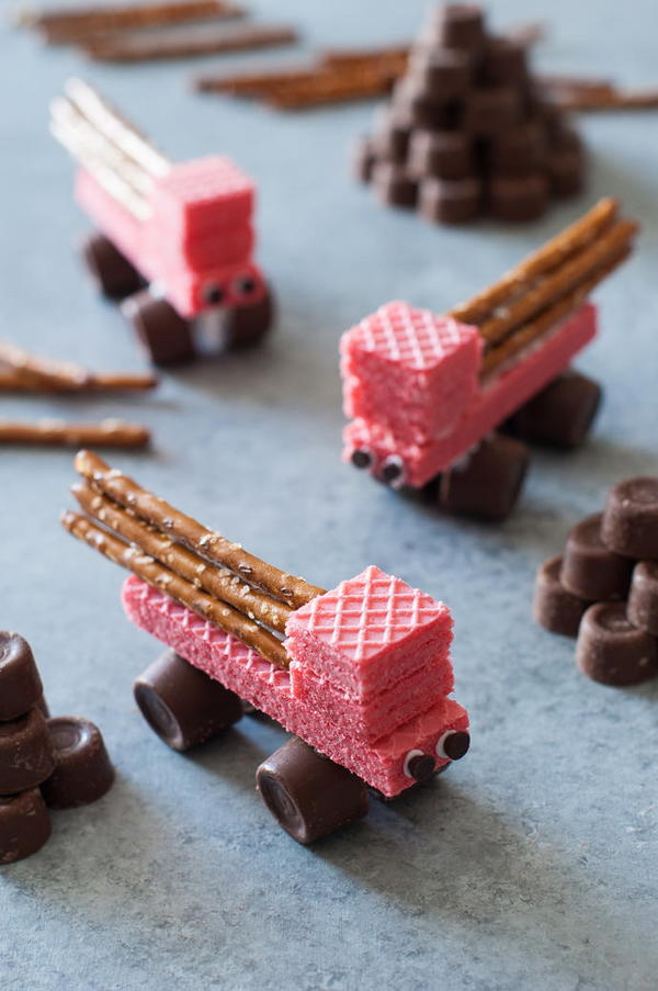 Easy Edible Construction Trucks