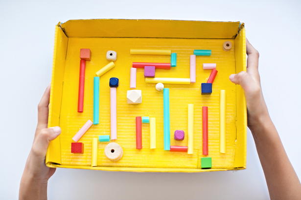 Fun Cardboard Marble Maze Project | AllFreeKidsCrafts.com