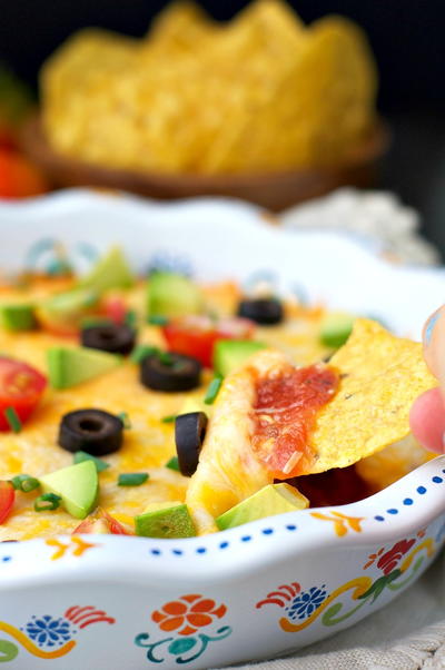 3 Ingredient Nacho Dip