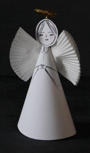Paper Angel Craft for Kids