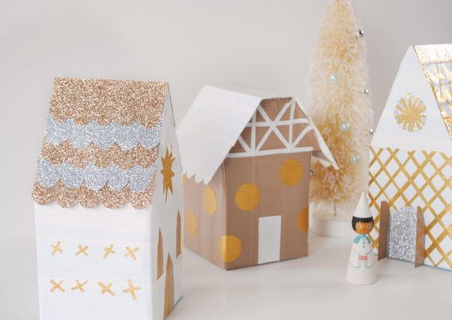 DIY Plaster Paris Christmas Village – Indie Crafts
