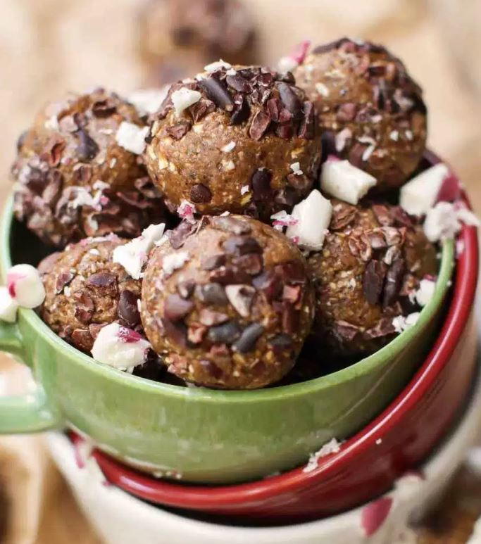 Peppermint Mocha Date Balls