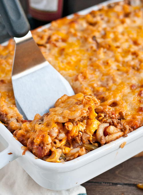 Johnny Marzetti Pasta Casserole