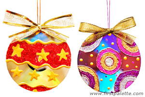 Dazzling CD Homemade Christmas Ornaments