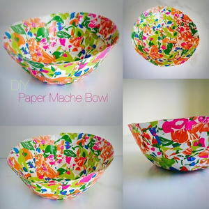 Paper Mache Bowl Favecrafts Com