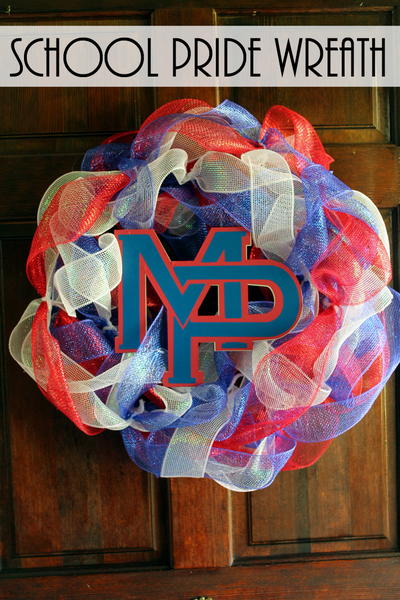 School Pride Wreath