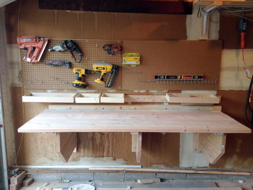 Constructing a Folding Workbench with Storage
