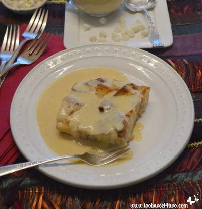 Old-Fashioned Amish White Chocolate Bread Pudding