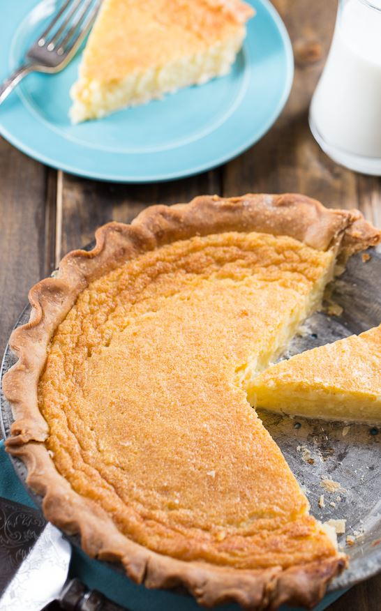 Amish Egg Custard Pie