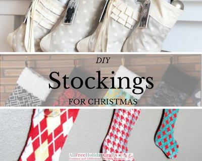 12 DIY Stockings for Christmas
