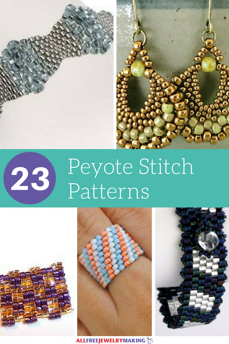 23 Free Peyote Stitch Patterns | AllFreeJewelryMaking.com