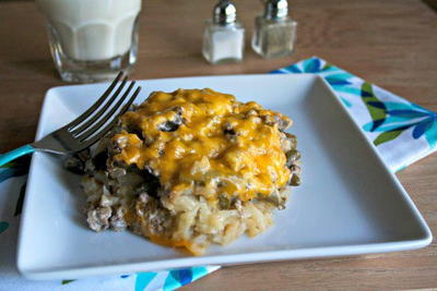 Slow Cooker Hamburger Tater Tot Casserole