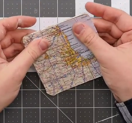 Travelers Map DIY Coasters
