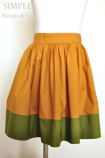 Vintage Colorblock Skirt Tutorial