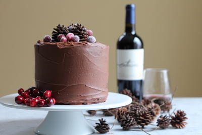 Chocolate Merlot Cake