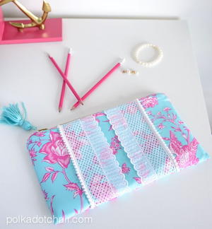 Lilly Pulitzer-Inspired Clutch