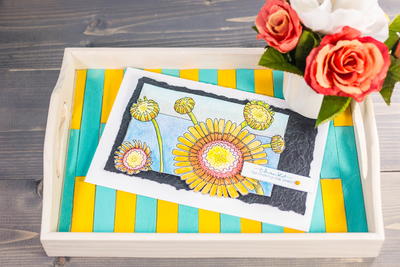 Tray Popsicle Stick Craft