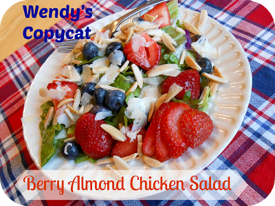 Wendys Berry Almond Chicken Salad Copycat