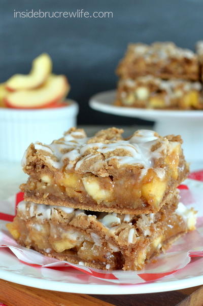 Creamy Caramel Apple Bars