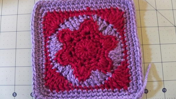 Star of David Crochet Granny Square