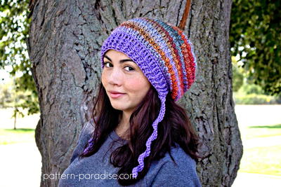 Slouchy Hat | AllFreeCrochet.com