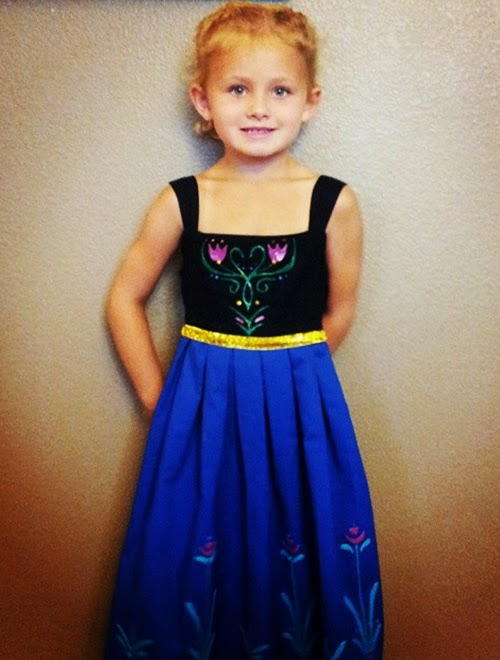 Princess Anna Dress Tutorial