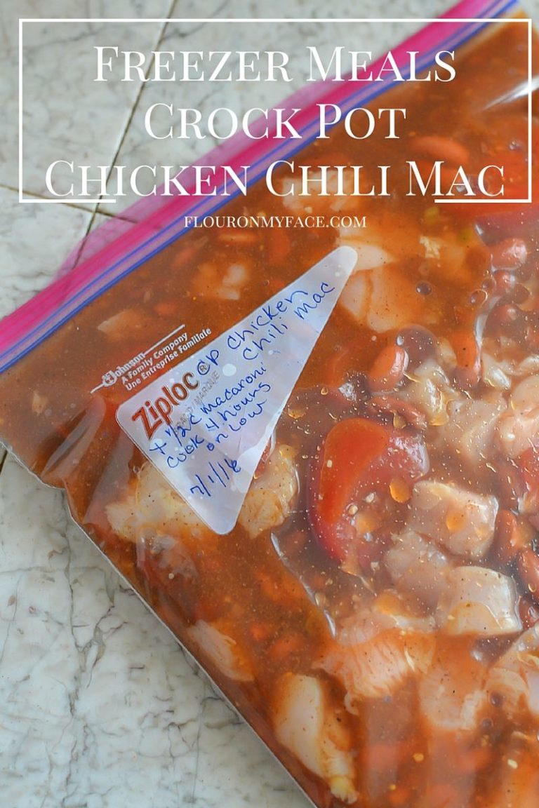 Chicken Chili Mac Freezer Meal | FaveSouthernRecipes.com