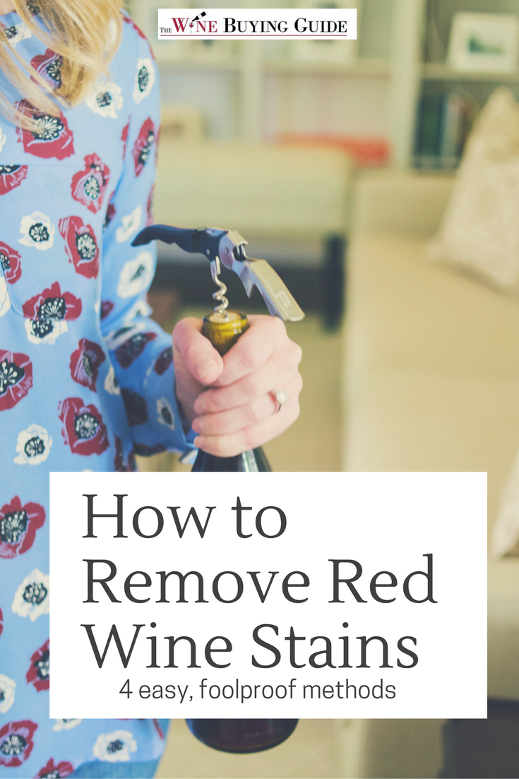 How to Remove Red Wine Stains