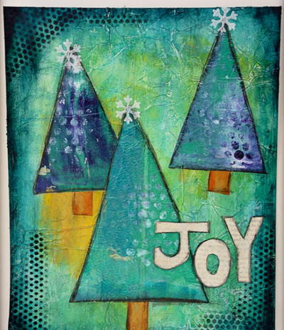 Joyful Trees DIY Wall Art