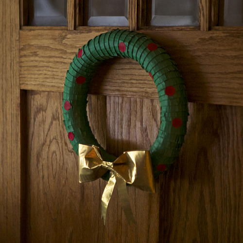 Duck Tape DIY Holiday Wreath