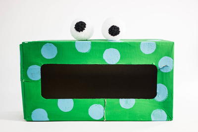 Tissue Box Monster Recycled Craft