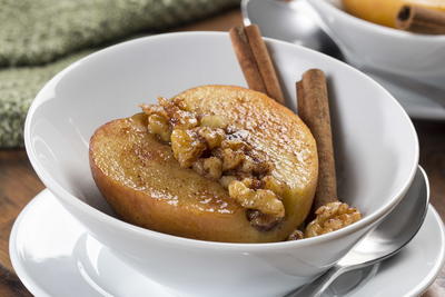Nutty Baked Apples
