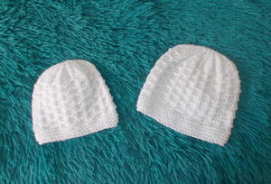 Sweet and Simple Knit Baby Hat