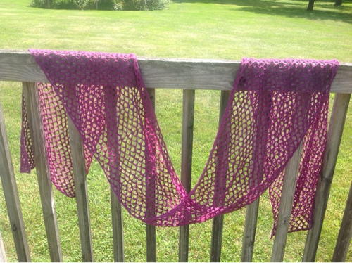 Plum Lace Wrap