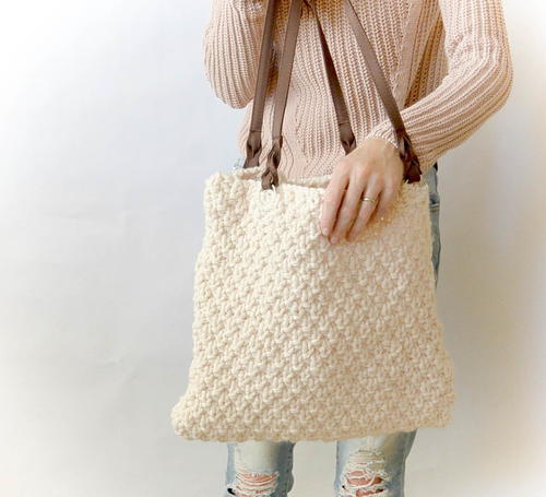 Aspen Mountain Knit Tote