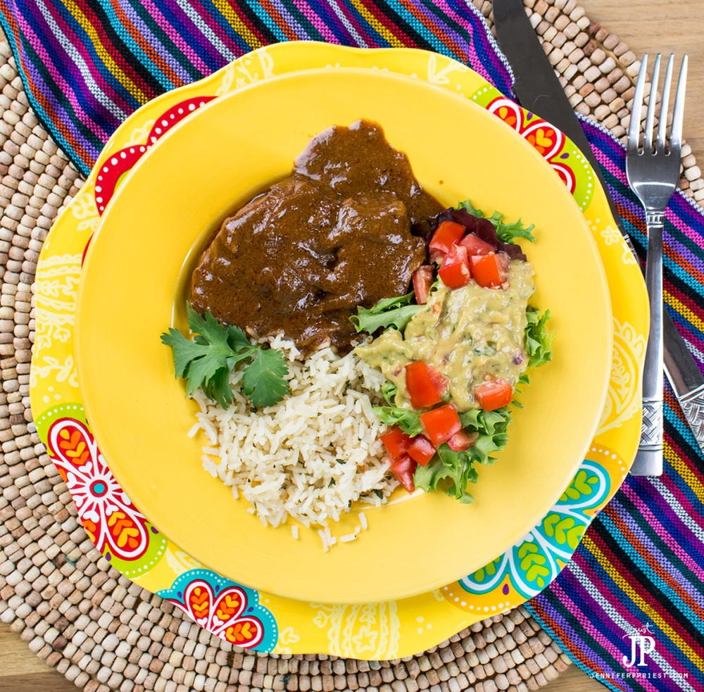 Slow Cooker Chicken Mole Recipe | FaveHealthyRecipes.com